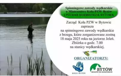 Bytów: Spinningowe zawody wędkarskie