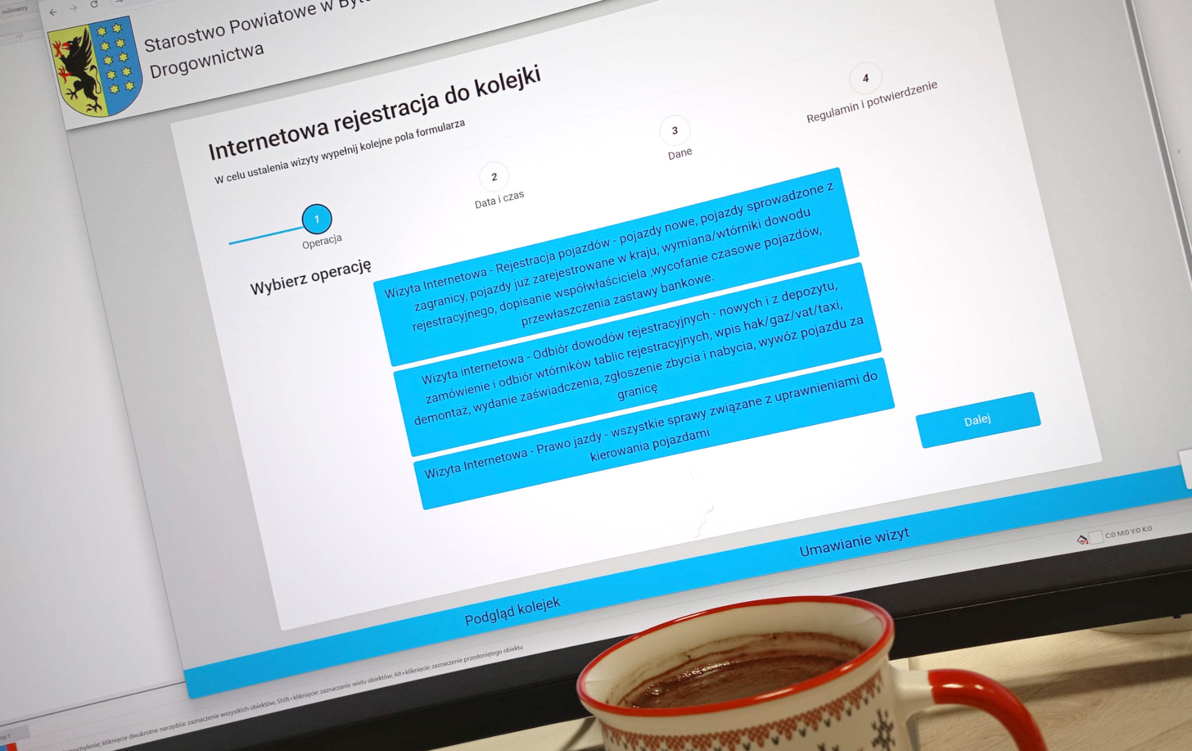 Przypominamy: rejestracja pojazdów możliwa także przez Internet