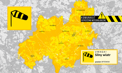 Zdjęcie do Uwaga! Silny wiatr!