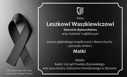 Zdjęcie do Kondolencje