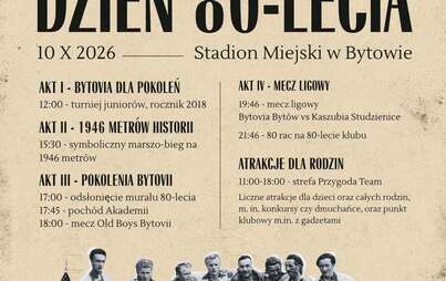 Zdjęcie do Byt&oacute;w: 80-lecie Bytovii Byt&oacute;w