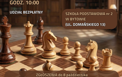 Zdjęcie do Byt&oacute;w: V Turniej Szachowy o Puchar Ziemi Bytowskiej