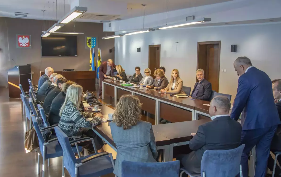 Spotkanie z dyrektorami powiatowych jednostek oświatowych