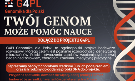 Zdjęcie do ZAPROSZENIE NA SPOTKANIE Badania genetyczne &ndash; czemu służą i jak je wykonać ?